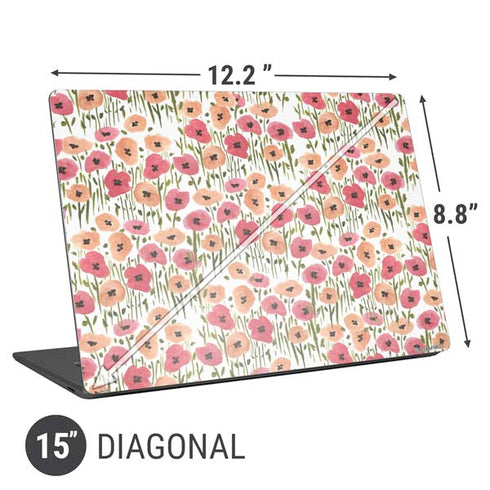 Bouffants and Broken Hearts Wild Garden Universal Laptop 15in (12.2 x 8.8in) Skin